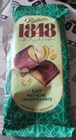 Chocolat lait pistache croustillante