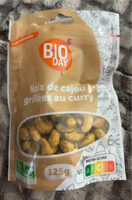 Noix de cajou grillées salées au curry Vietnam BIO sachet