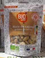 Noix de cajou grillées salées au curry Vietnam BIO sachet