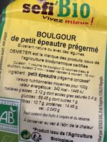 Boulgour de petit épeautre prégermé