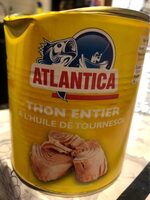 Thon entier à l'huile de tournesol