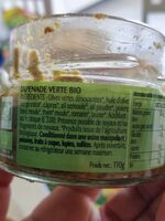 Tapenade verte bio