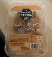Olives vertes dénoyautées à l’orientale