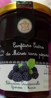 Confiture extra de mûres sans pépins