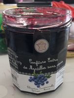 Confiture extra de myrtilles sans pepins