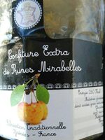 Confiture Extra de prunes mirabelles