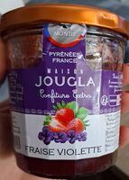 Confiture fraise violette