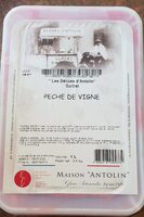 Sorbet pêche de vigne