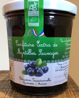 Confiture extra de myrtilles sauvage