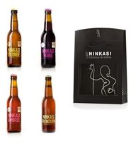 4 x 33cl - Coffret cadeau Ninkasi Classique n°2 : Ninkasi Blonde, Ninkasi Ambrée, Ninkasi French IPA et Ninkasi Noire