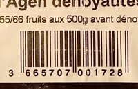 Pruneaux d'Agen dénoyautés moelleux