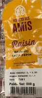Raisin blanc sans pépins