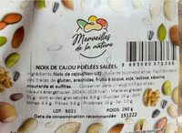 Noix de cajou poêlées salées