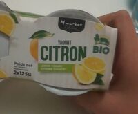 Yaourt citron bio
