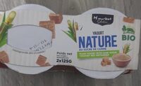 Yaourt nature au sucre de canne bio