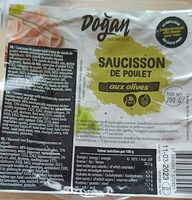 Saucisson de poulet aux olives