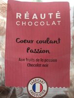 Coeur coulant passion - Chocolat noir au fruit de la passion