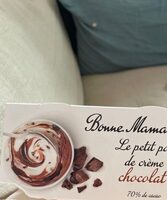 Le petit pot de crème chocolat