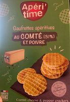 Gaufrettes Apéritives au compte et poivre