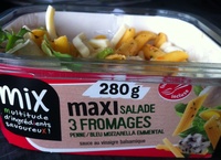 Maxi salade 3 fromages - penne, bleu, mozarella, emmental