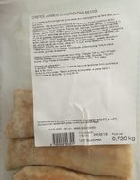 Crepes jambon champignon. 6x 120 gr