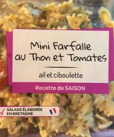 Salade de pâtes mini Farfalles au thon/tomates