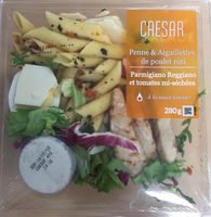 Salade caesar penne & aiguillettes de poulet roti