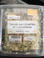 Taboulé aux crevettes et concombres