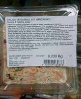 Salade de gambas aux mandarines