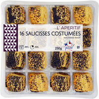 16 saucisses costumees