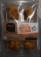 Feuilletés saucisse de Strasbourg
