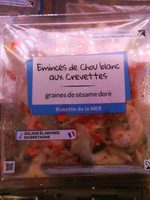 Salade de chou blanc aux crevettes Mix Buffet