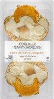 2 Coquilles Noix De St Jacques Sauce À La Normande