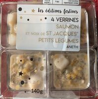 Verrines Saumon St Jacques