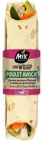 Wrap poulet avocat