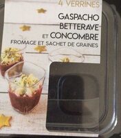 Gaspacho betterave et concombre