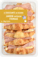 6 Croissants Jambon Supérieur Fromage