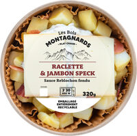Raclette & Jambon Speck Sauce Reblochon Fondu