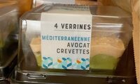 Verrines avocats crevettes