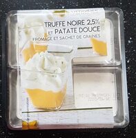 Verrines truffe noire et patate douce