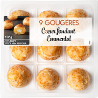 9 Gougères Cœur Fondant Emmental