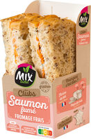 Sandwich club saumon fumé