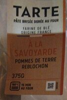 Tarte A La Savoyarde Pommes De Terre - Reblochon