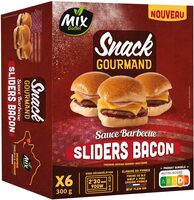 Snack Gourmand 6 Sliders Bacon