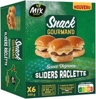 Snack Gourmand 6 Sliders Raclette