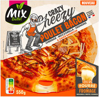 Pizza crazy cheesy poulet bacon