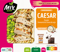 Salade et fusilloni façon caesar