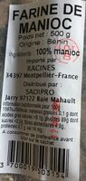 Farine de manioc