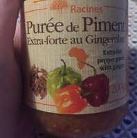 Puree De Piment Extra Forte Au Gingembre