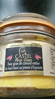 Foie gras de canard entier au piment d'Espelette